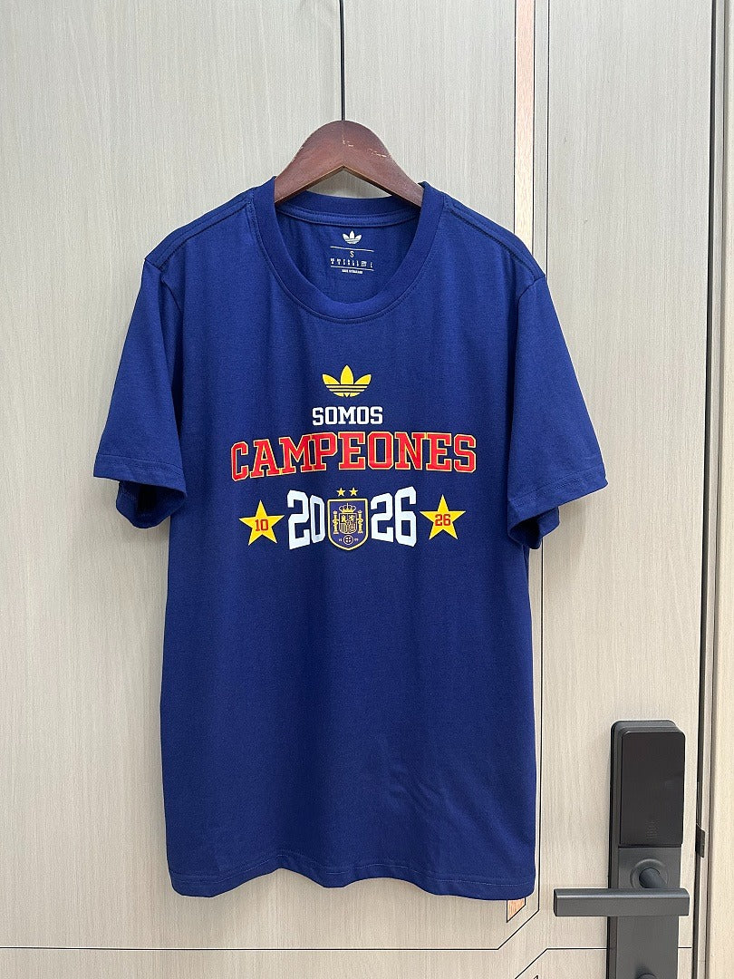 Camiseta algodon especiales campeones del mundo España (diferente modelos, solo tallas adultos)