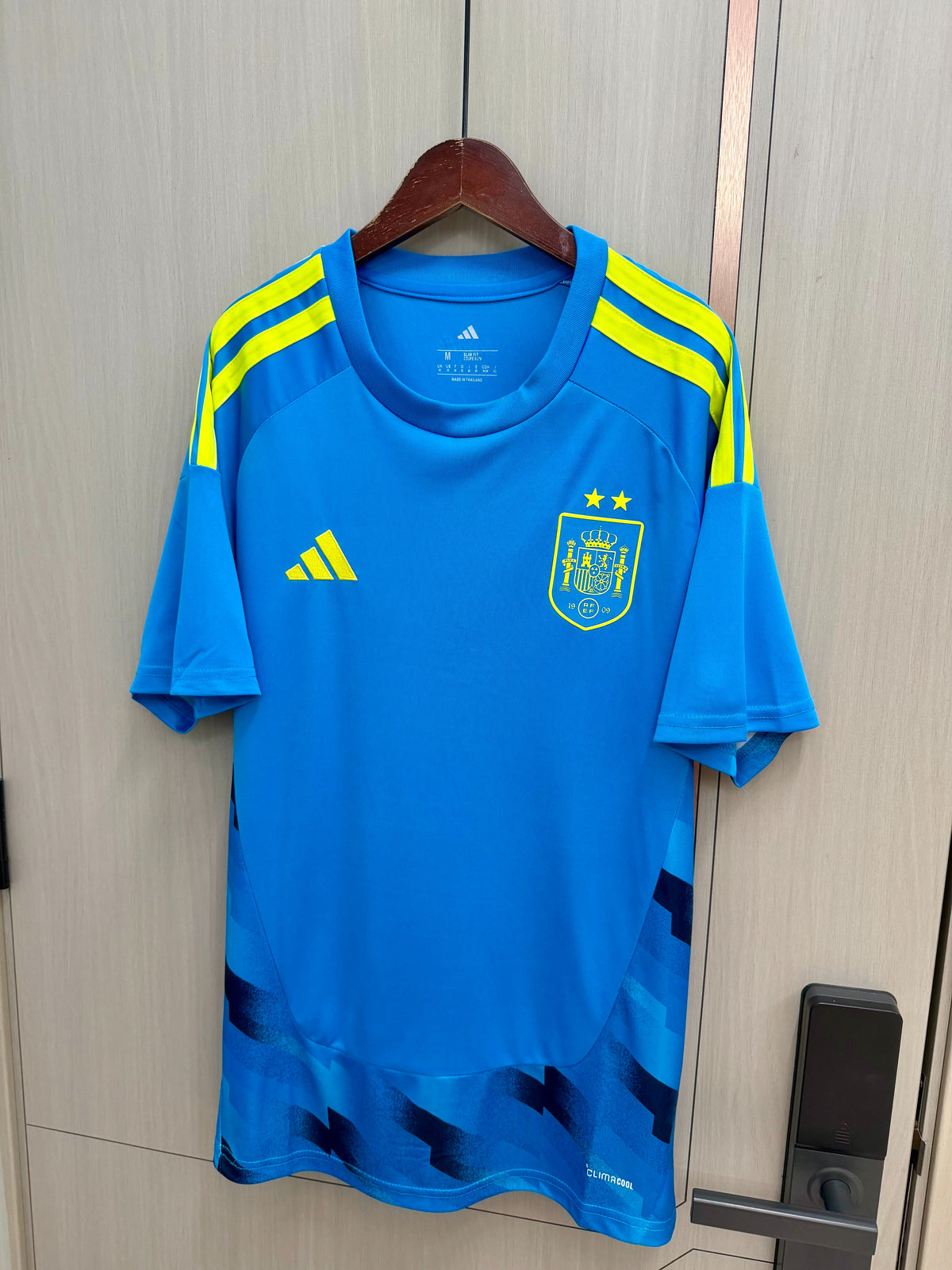 Camiseta España Portero Mundial 2026 dos estrellas (tallas S-4XL)
