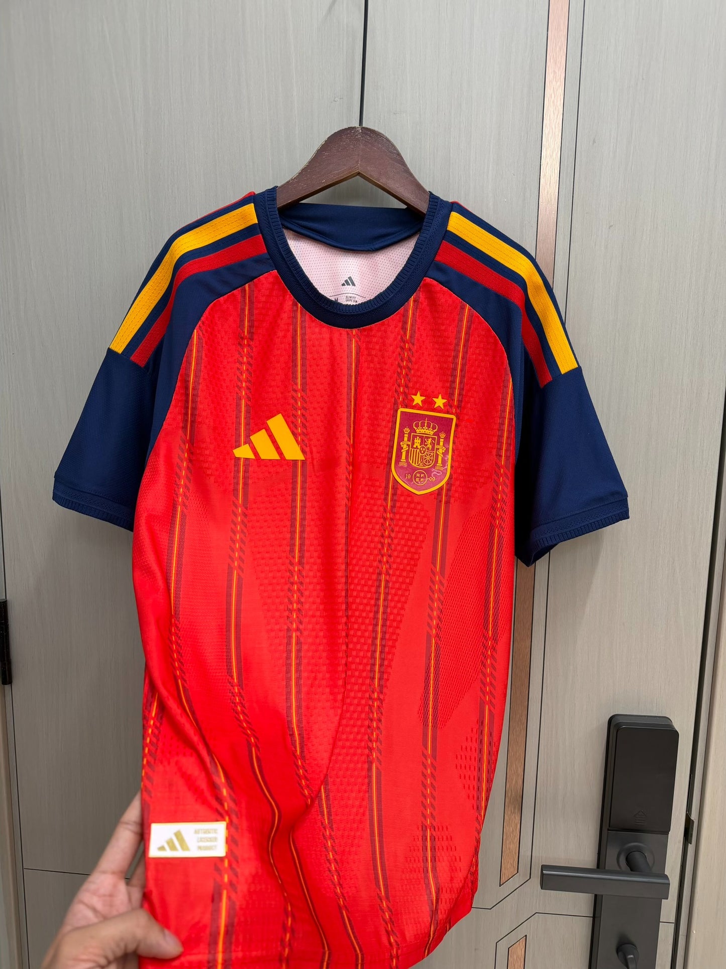 Camiseta España dos estrellas Local Mundial 2026 (Tallas S-4XL)