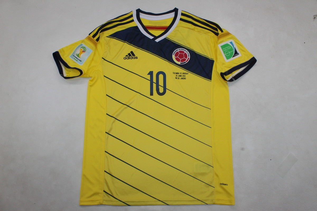 Camiseta Colombia Mundial 2014 (tallas S-2XL)