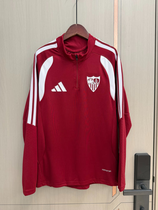 Sudadera roja Sevilla 26-27 (tallas S-2XL)