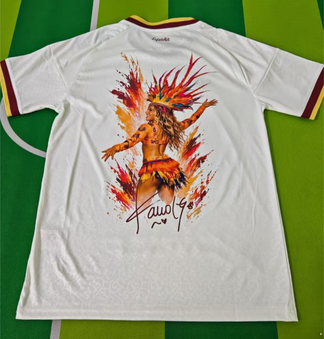 Camiseta España Mundial 2026 Visitante especial Karol G
