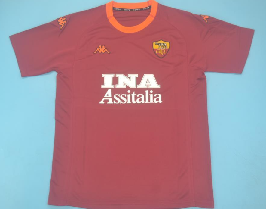 Camiseta Roma 2000/01 Local