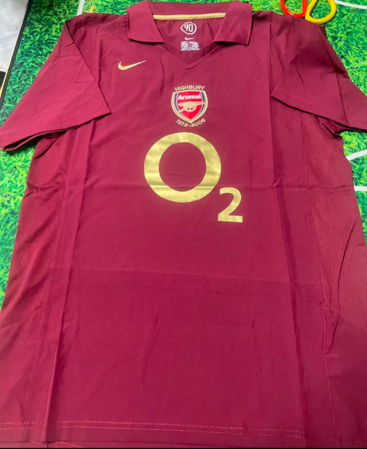 Camiseta Arsenal 2005/06