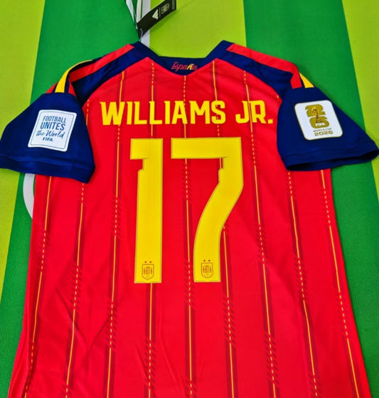 Camiseta España dos estrellas Local Mundial 2026 (Tallas S-4XL)