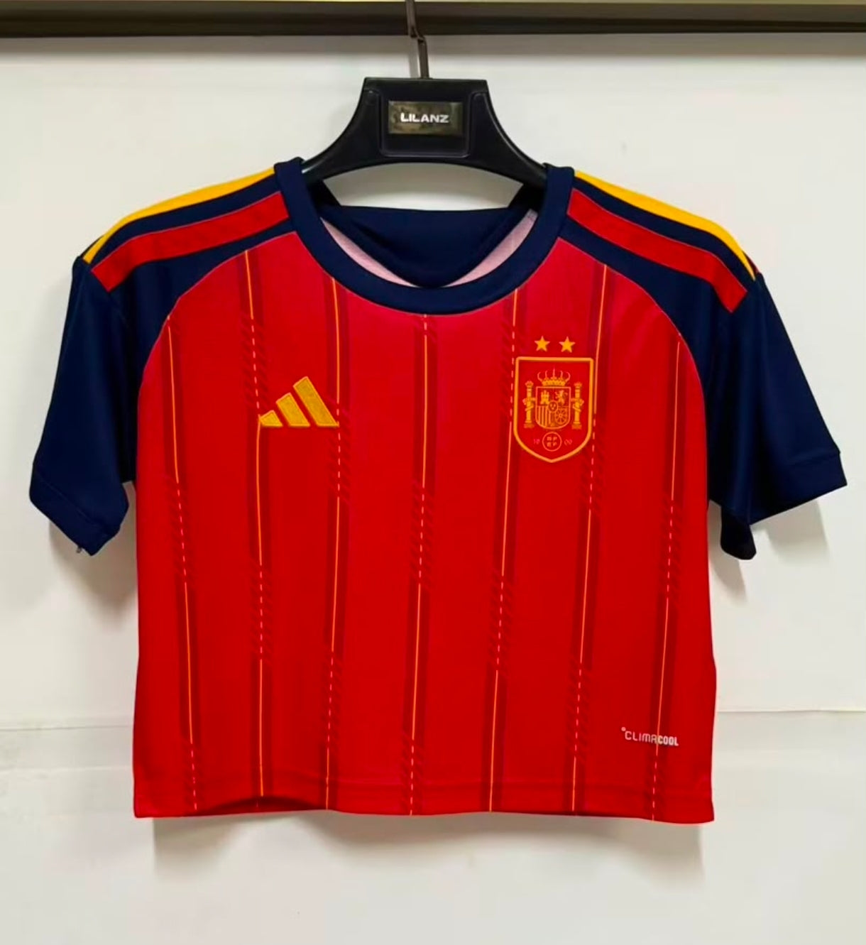 Crop España dos estrellas Mundial 2026 (tallas S-2XL)