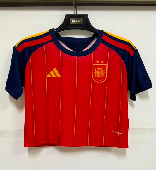 Crop España dos estrellas Mundial 2026 (tallas S-2XL)