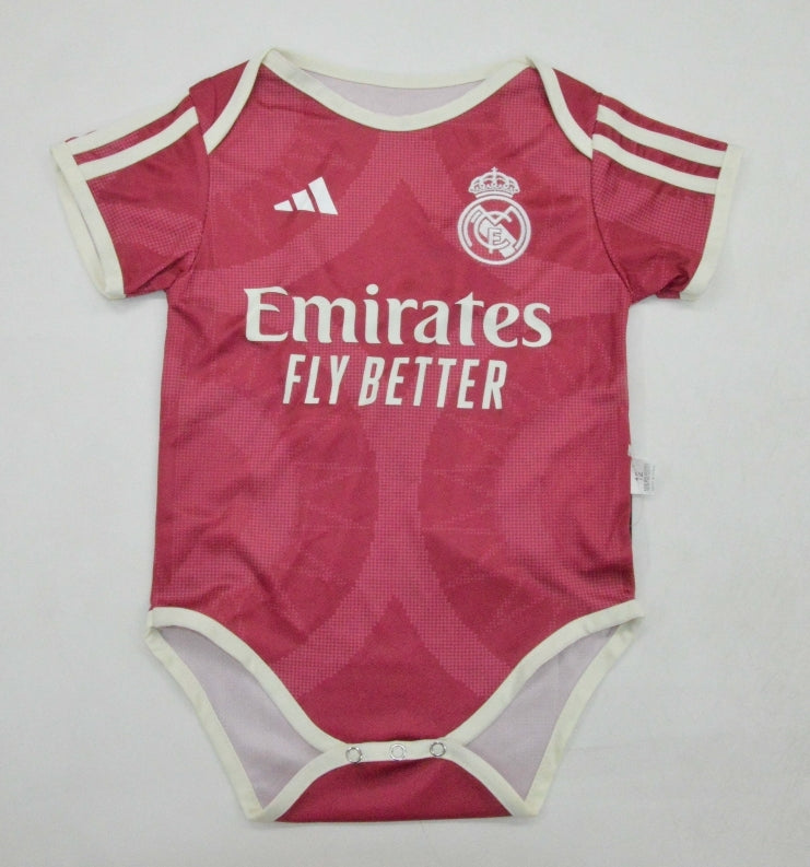Body Real Madrid 26/27 tercera equipacion Rosa (6 -12 meses y 1-2 años)