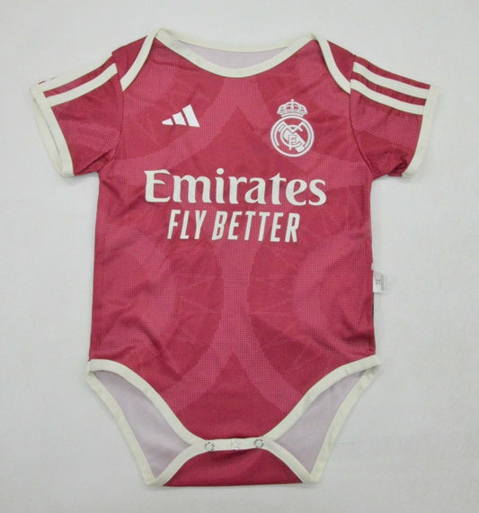 Body Real Madrid 26/27 tercera equipacion Rosa (6 -12 meses y 1-2 años)