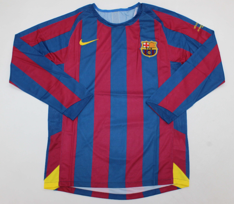 Camiseta manga larga Barcelona 2005/06 Local