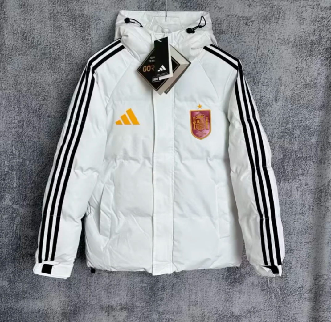 Abrigo España Blanco (Solo tallas S-2XL)
