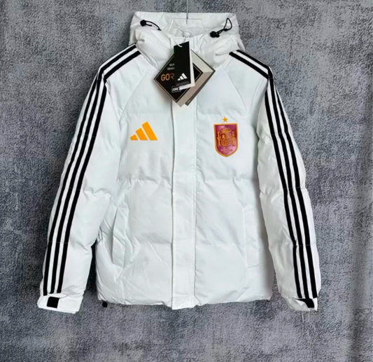 Abrigo España Blanco (Solo tallas S-2XL)