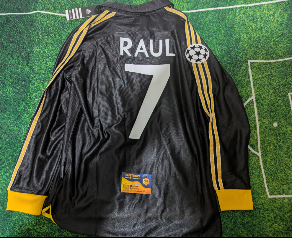 Camiseta Real Madrid 99/00 Retro Visitante Manga larga