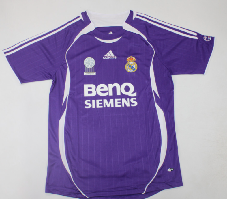 Camiseta Real Madrid 2006/07 tercera equipacion