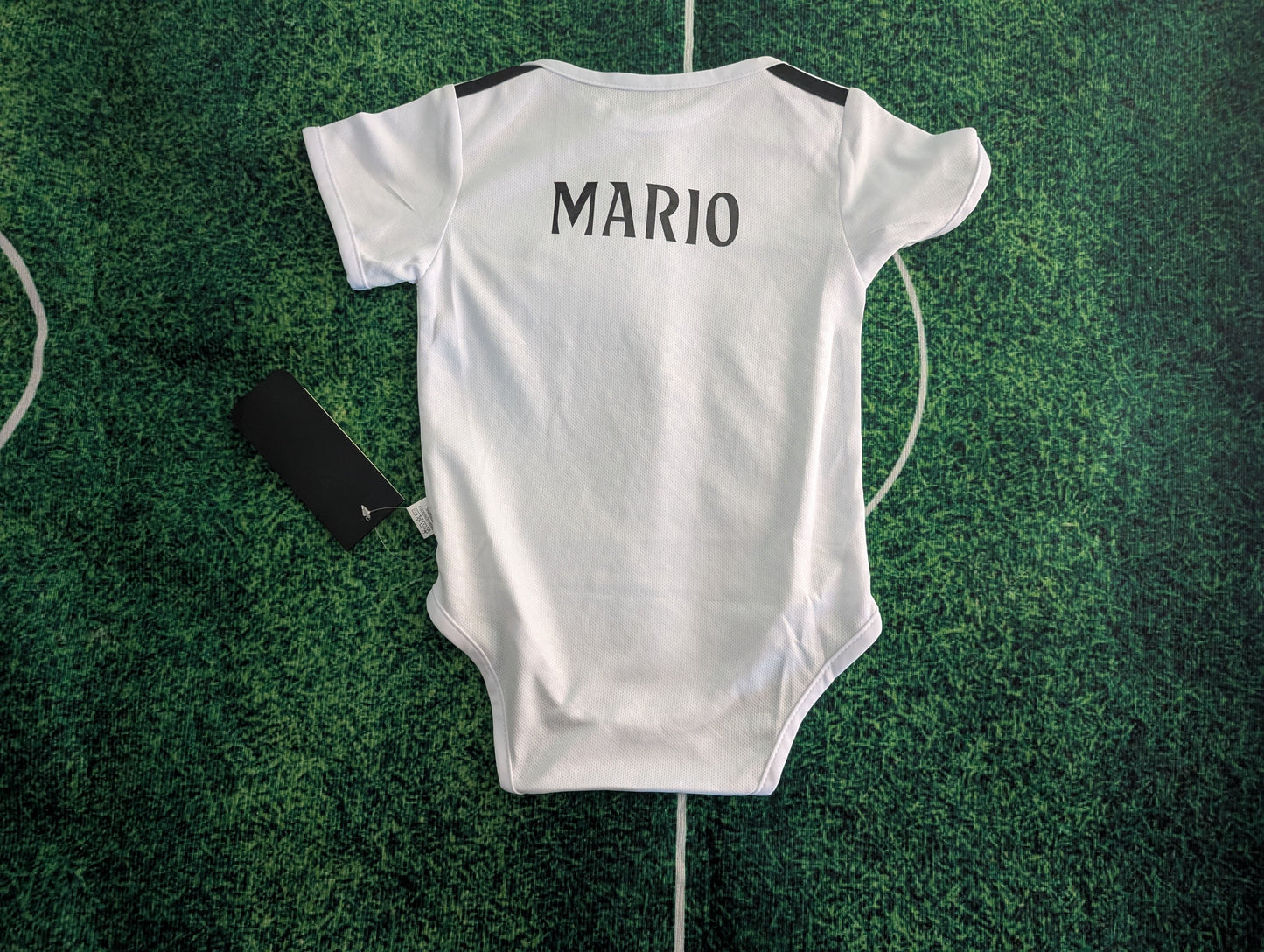 Body Real Madrid Blanco  (6 meses -12 meses y 1-2 años)