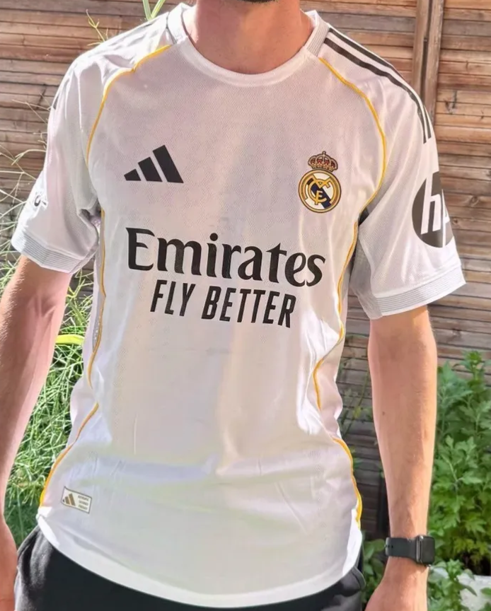 Camiseta Real Madrid 25/26 Local (Tallas S-4XL)