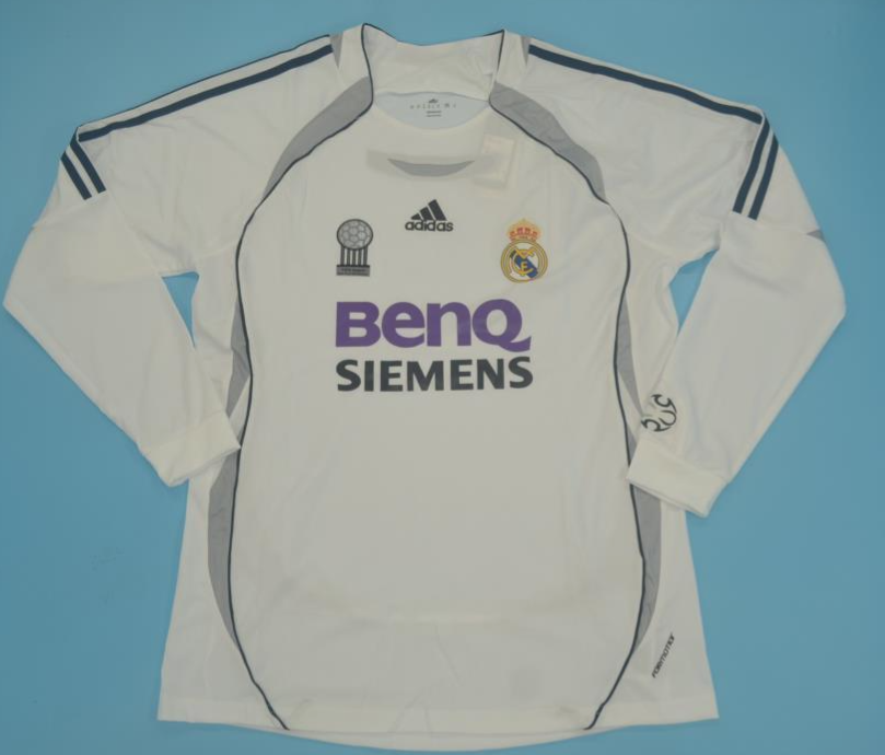 Camiseta manga larga Real Madrid 2006/07 Local