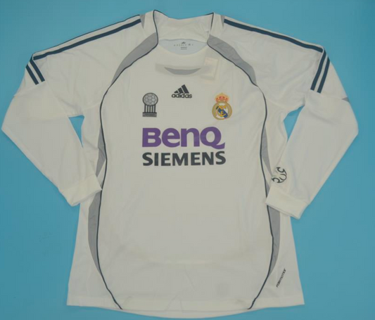 Camiseta manga larga Real Madrid 2006/07 Local