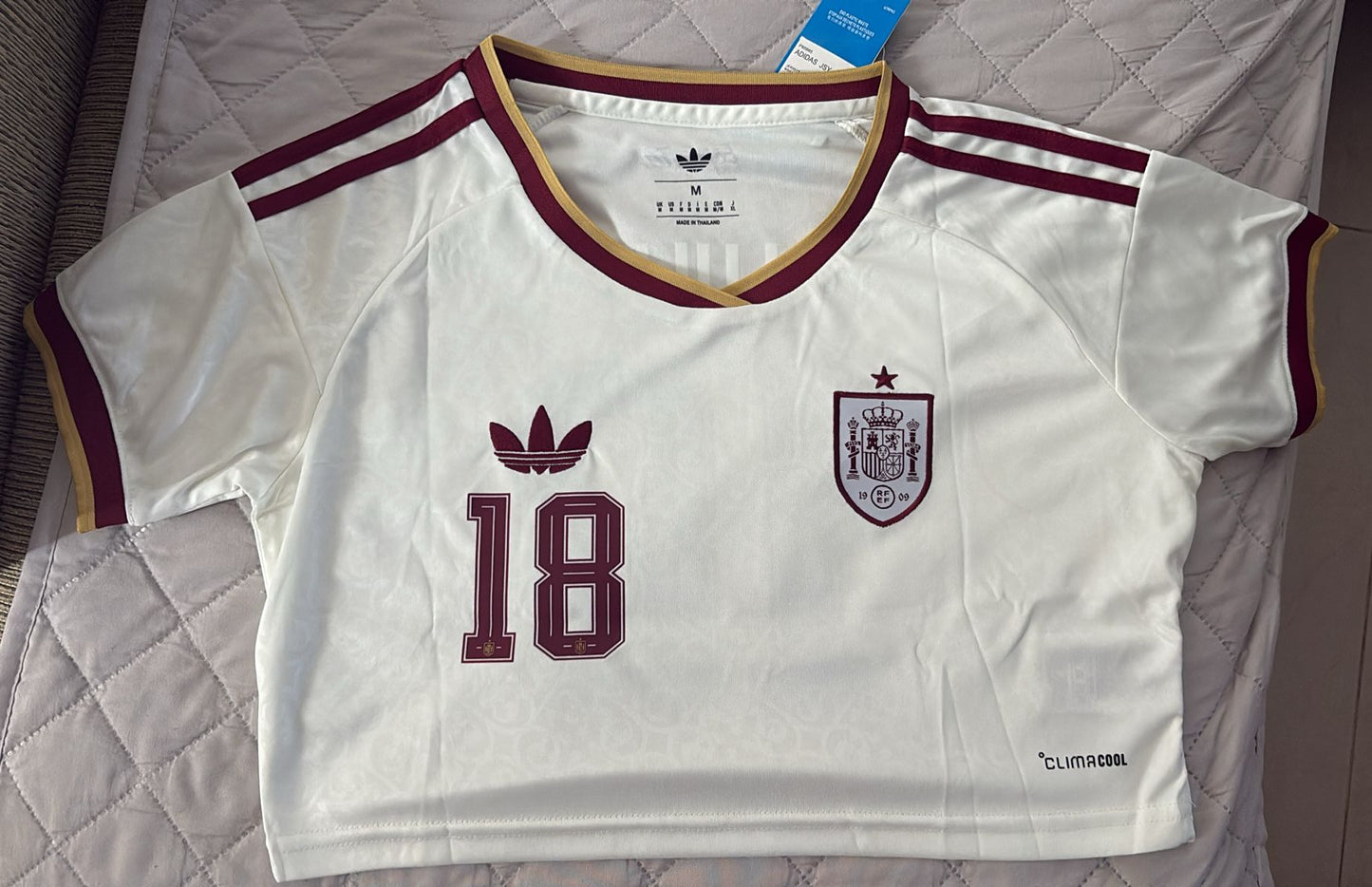 Crop España Mundial 2026 Visitante (tallas S-XXL)
