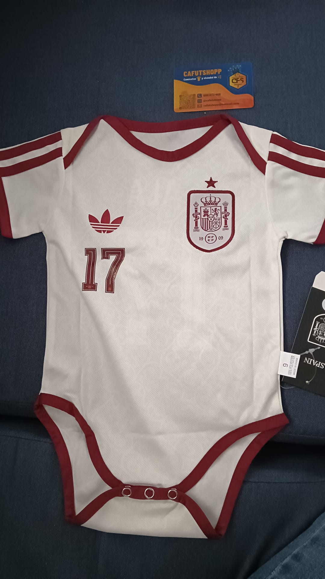 Body España Mundial 2026 (6 -12 meses y 1-2 años)