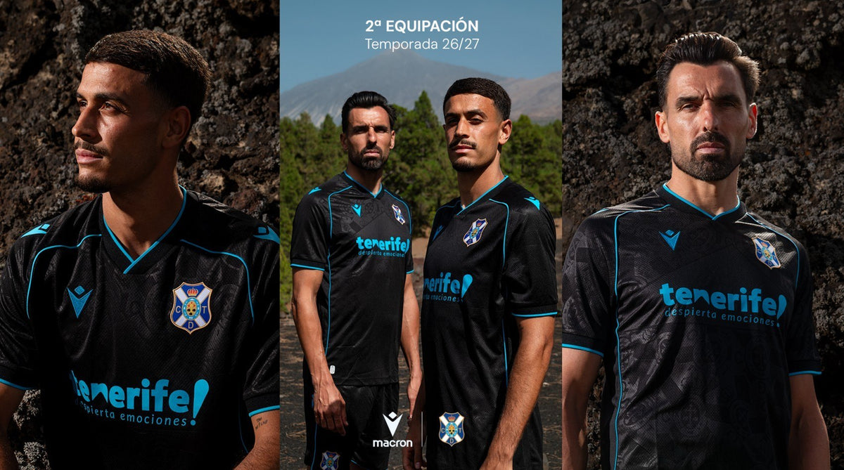 Camiseta Tenerife 26-26 Visitante (tallas S- 2XL)