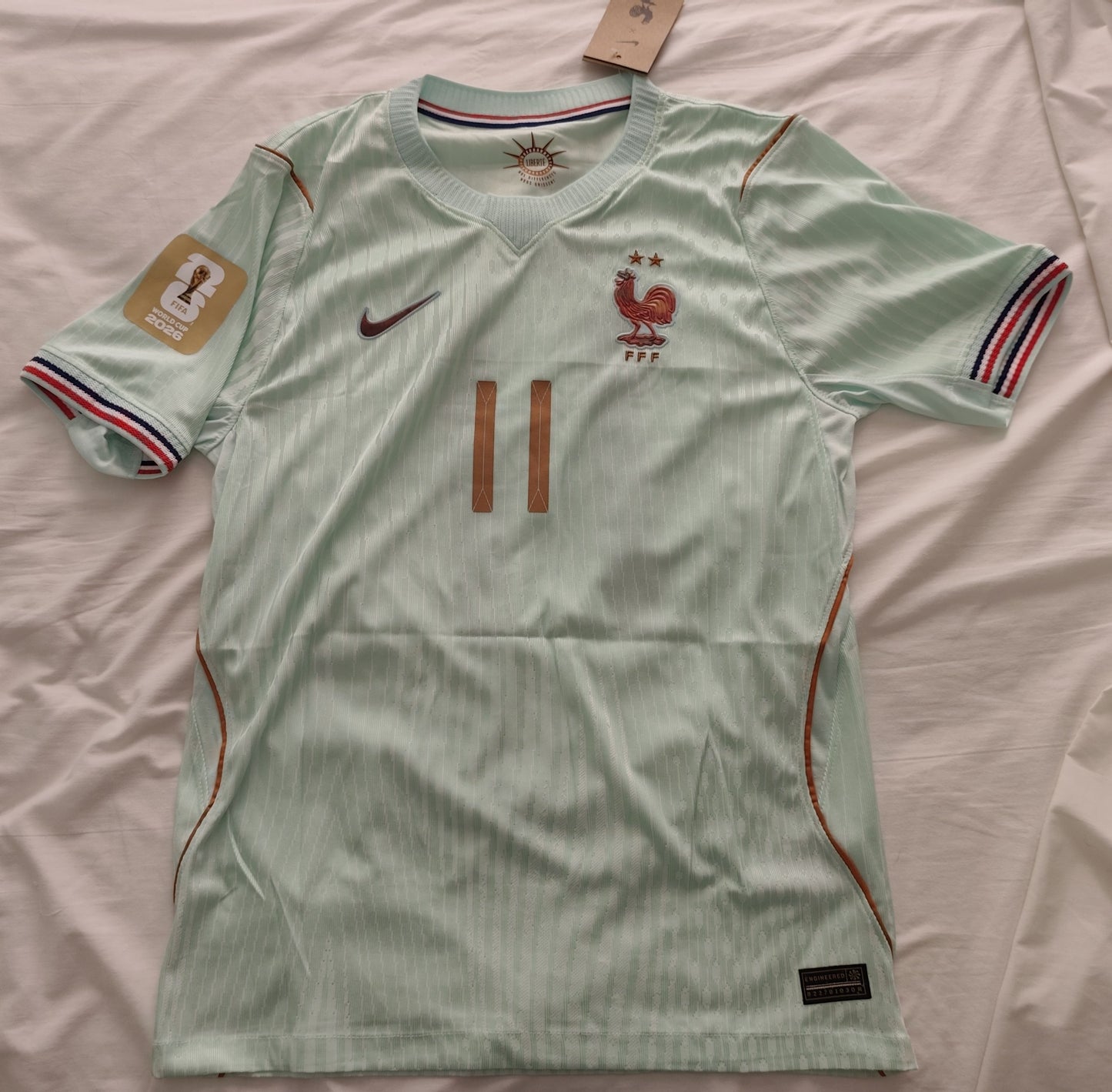 Camiseta Francia Mundial 2026 Visitante (tallas S - 2XL)