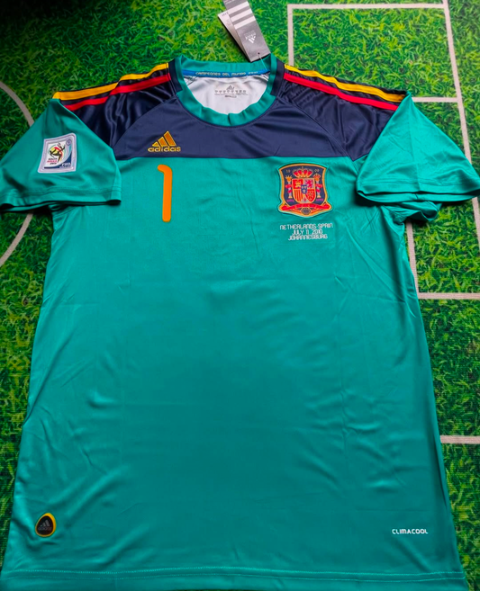 Camiseta Portero España 2010 Final Mundial