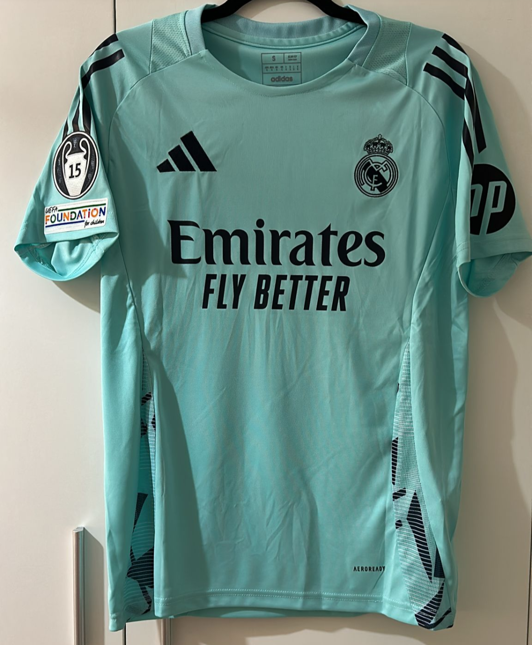 Camiseta Real Madrid Entrenamiento Azul