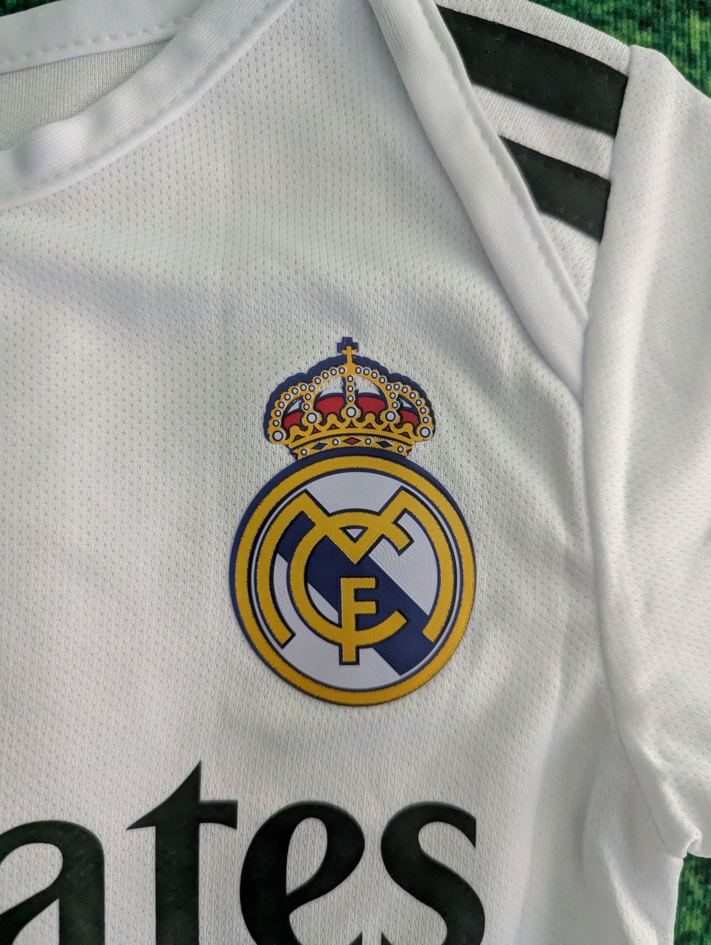Body Real Madrid Blanco  (6 meses -12 meses y 1-2 años)