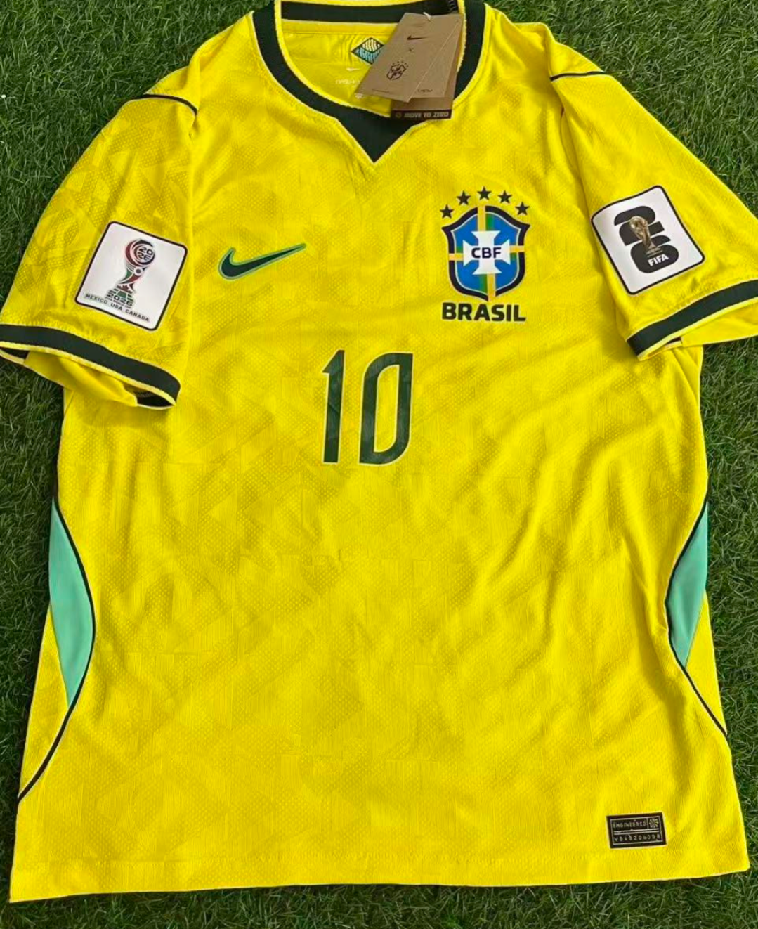 Camiseta Brasil Mundial 2026 Local (Tallas S-4XL)
