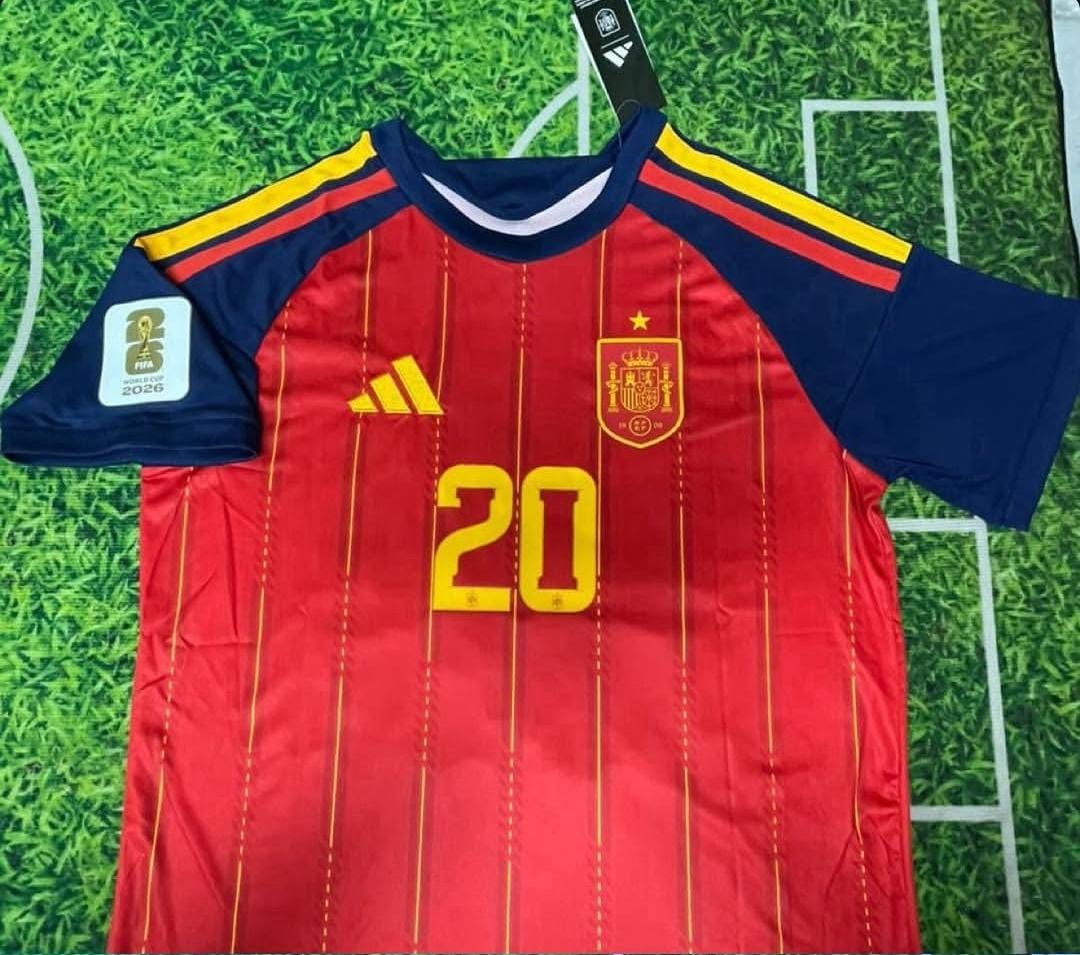 Camiseta España Local Mundial 2026 (Tallas S-4XL)