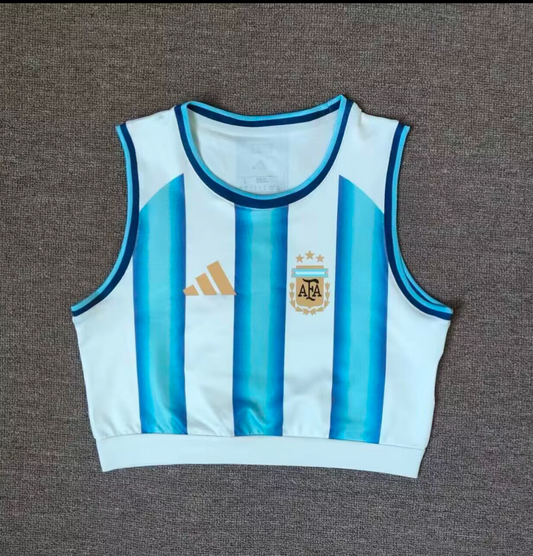 Top Mujer Argentina Mundial 2026 (tallas S-XL)