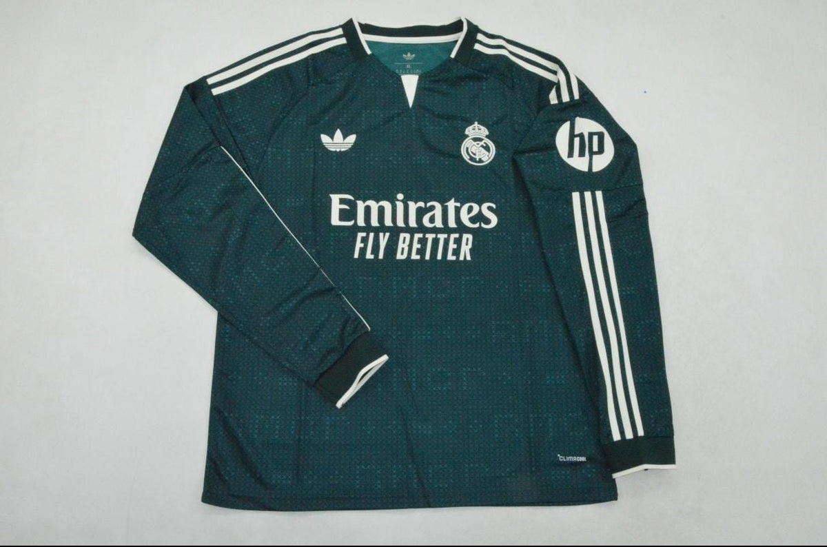 Camiseta Real Madrid 26/27 tercera equipacion manga larga (tallas S-XXL)