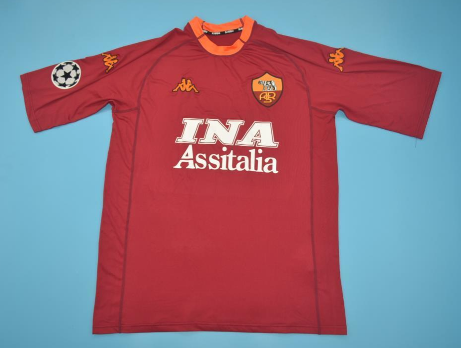 Camiseta Roma 2000/01 Local
