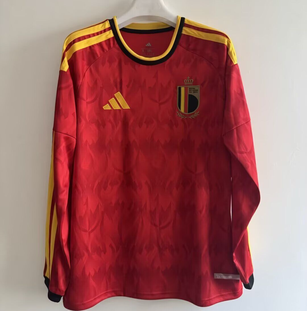 Camiseta manga larga Belgica Mundial 2026 (tallas S - 2XL) Local