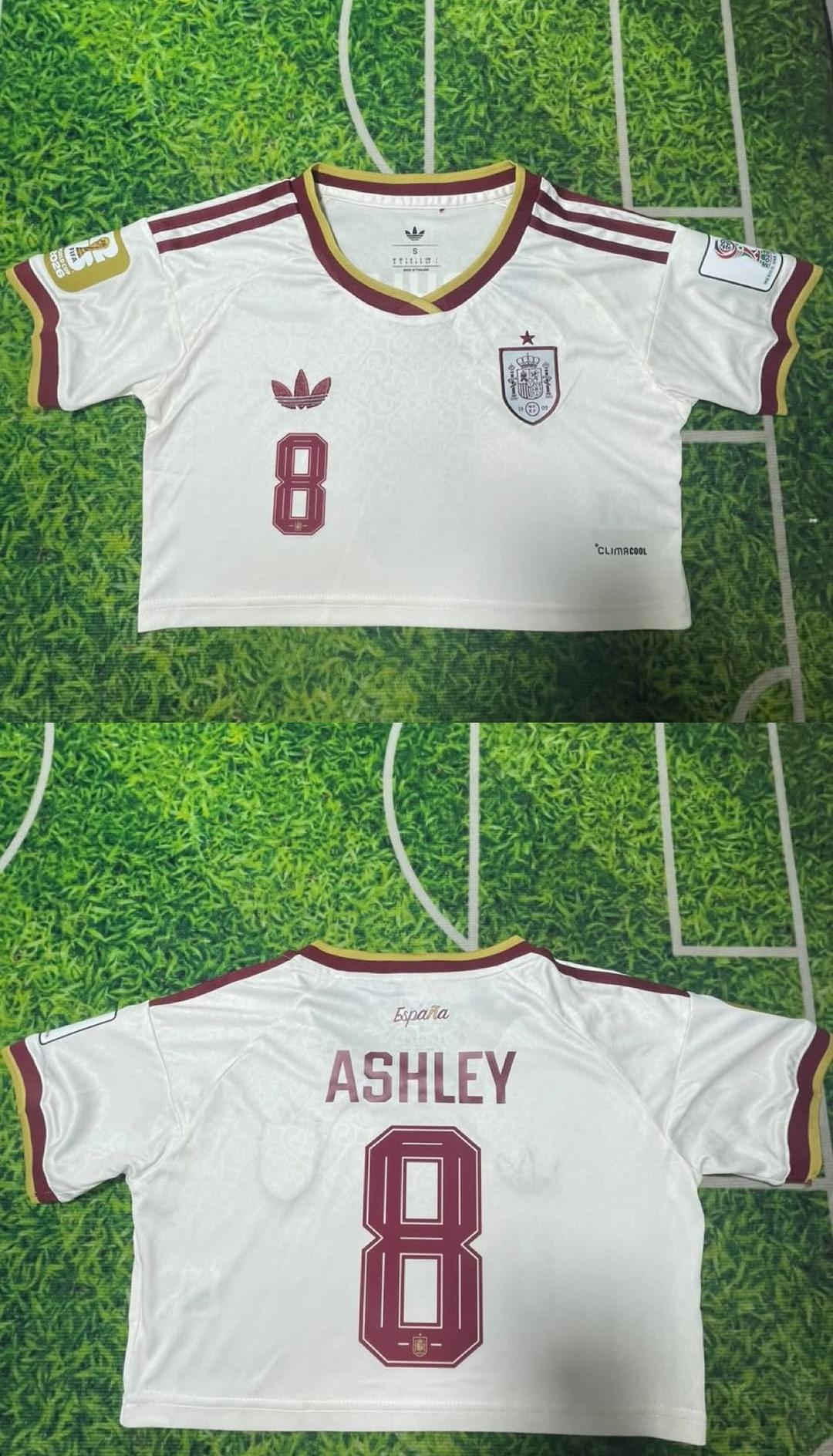 Crop España Mundial 2026 Visitante (tallas S-XXL)