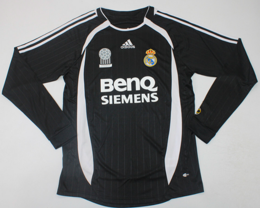 Camiseta manga larga Real Madrid 2006/07 Visitante