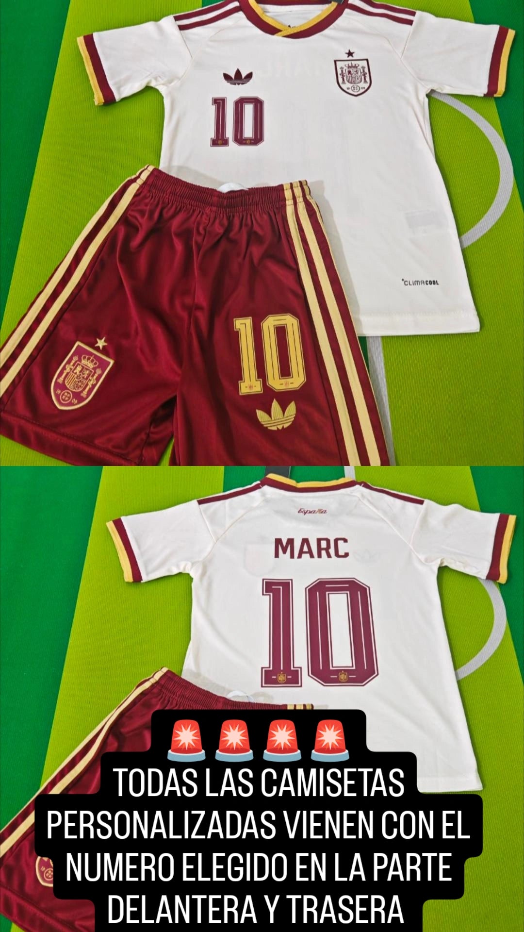 Equipacion España Mundial 2026 Visitante