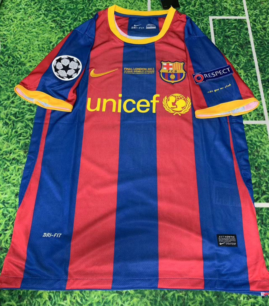 Camiseta Barcelona 2010/11 Final Champions