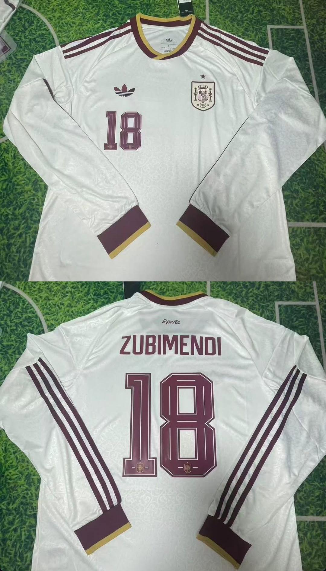 Camiseta manga larga España Visitante Mundial 2026 (tallas S - 2XL)