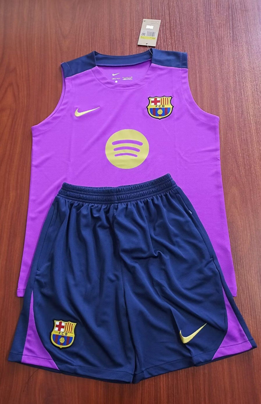 Conjunto sin mangas entrenamiento Barcelona 25/26