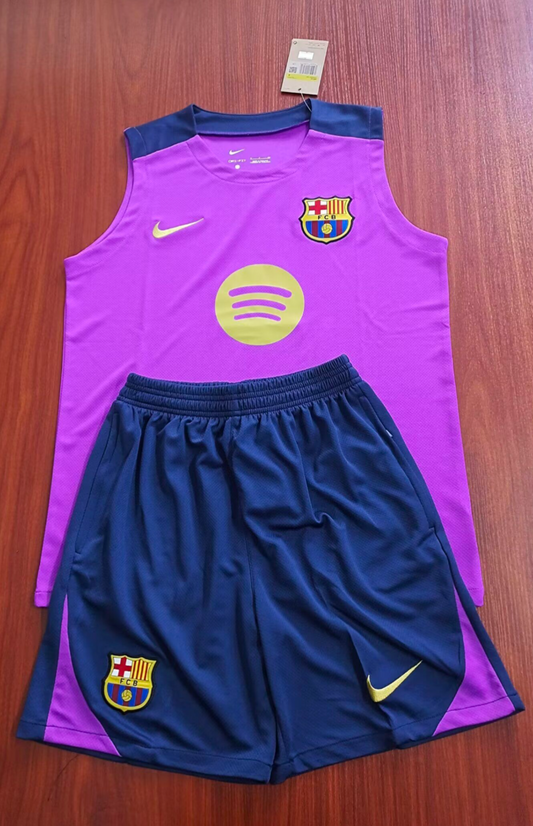 Conjunto sin mangas entrenamiento Barcelona 25/26