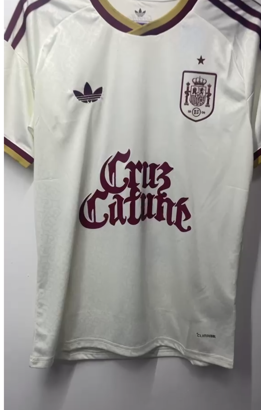 Camiseta España mundial 2026 visitante Cruz Cafune