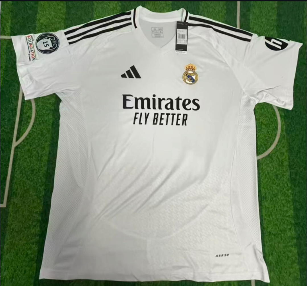 Camiseta Real Madrid Local 24-25 (Tallas S-2XL)