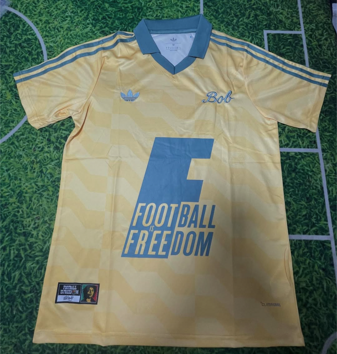 Camiseta Adidas 2026 Jamaica Bob Marley Originals Stadium (tallas S-4XL)