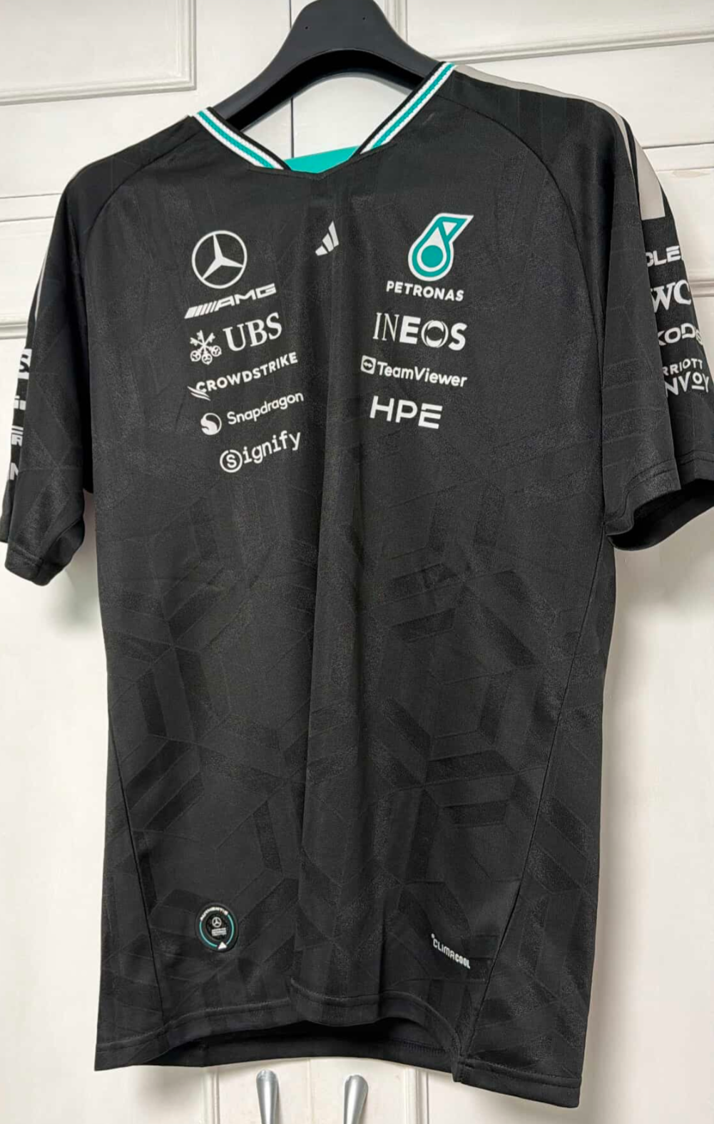 Camiseta Mercedes negra 2026 (solo tallas S - 5XL)
