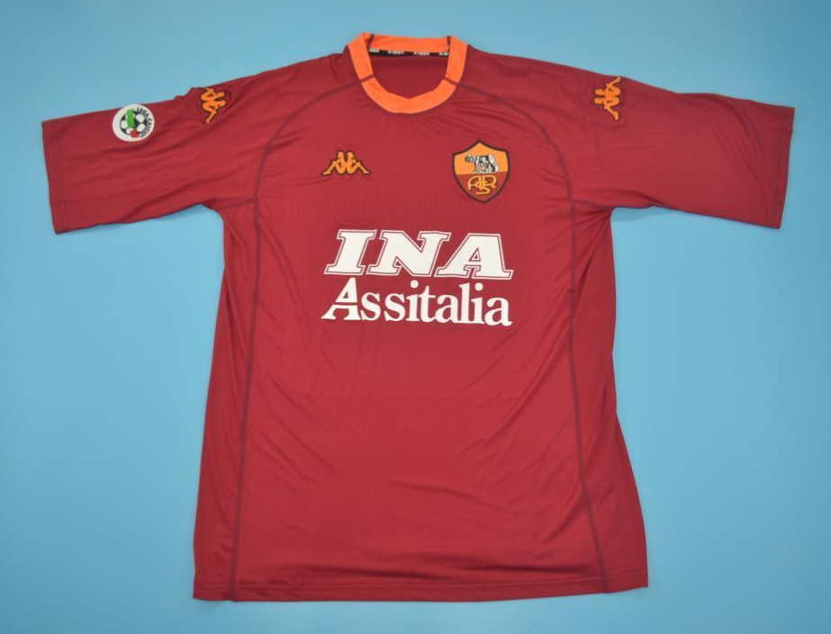 Camiseta Roma 2000/01 Local