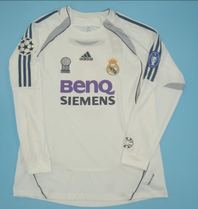 Camiseta manga larga Real Madrid 2006/07 Local