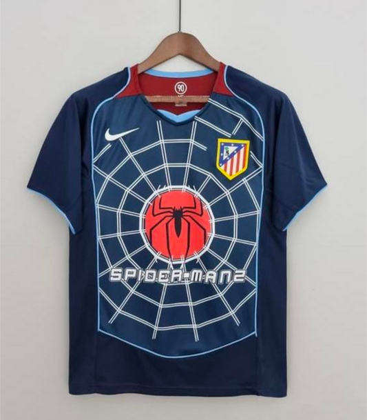 Camiseta Atletico de Madrid 2004-05 Visitante Spiderman